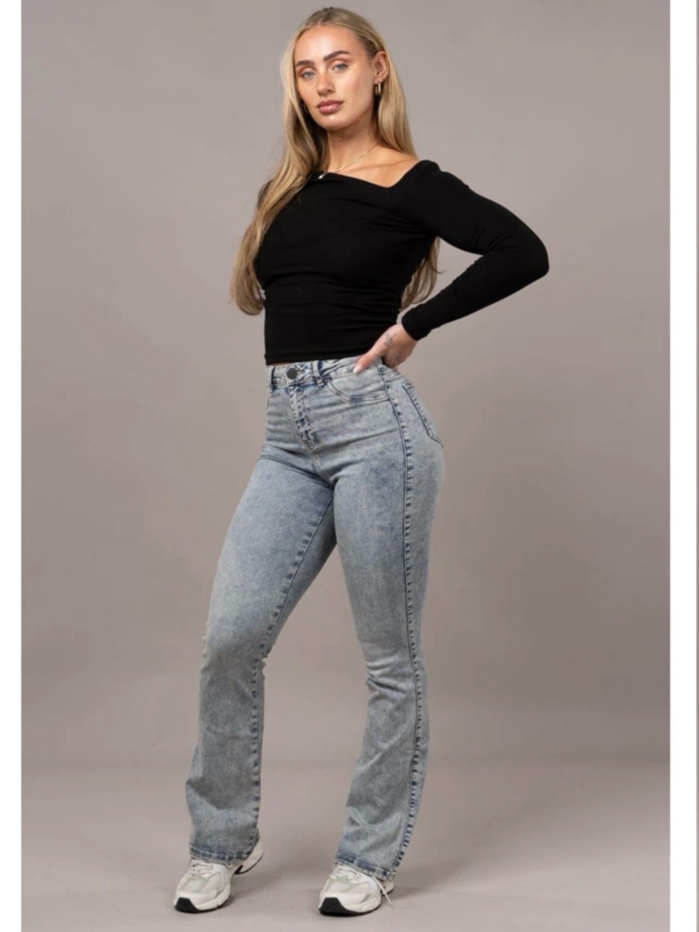 FitJeans Flared - 80s Blue